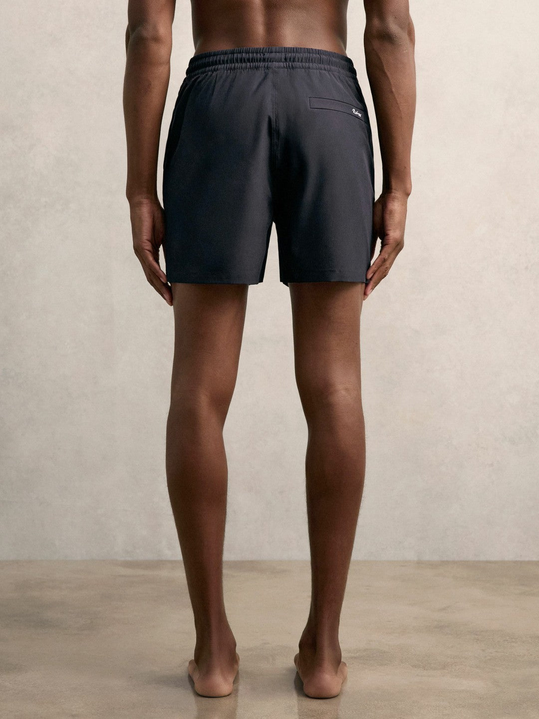 Drawstring Swim Shorts in Navy | Reiss Men Featured