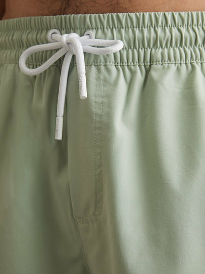 Drawstring Swim Shorts in Mint Green | Reiss Men New