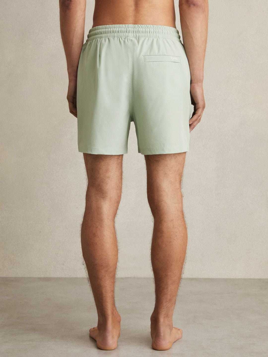 Drawstring Swim Shorts in Mint Green | Reiss Men New