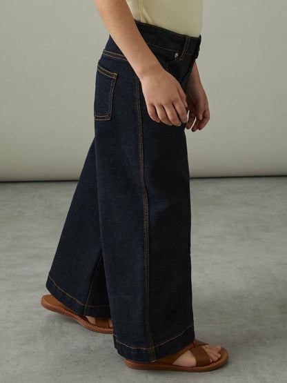 13-14 yrs Wide-Leg Jeans in Indigo | Reiss Children & Baby Popular