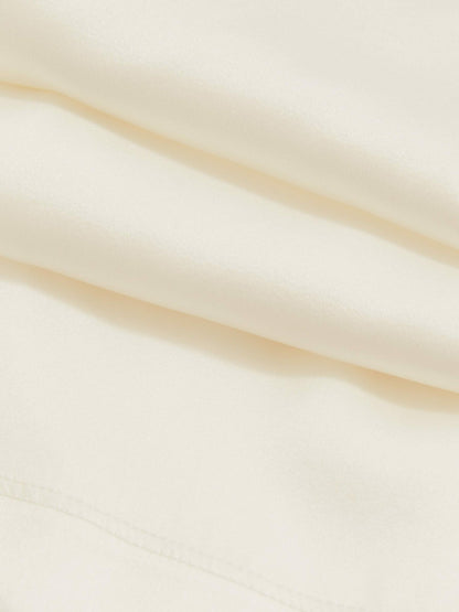 Silk-Front Cami Top in White | Reiss Women Signature