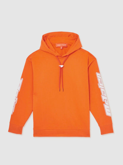 McLaren F1 Team Oversize Toggle Hoodie Unisex Fit in Papaya Orange | Reiss Men Trending