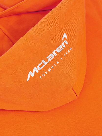 McLaren F1 Team Oversize Toggle Hoodie Unisex Fit in Papaya Orange | Reiss Men Trending