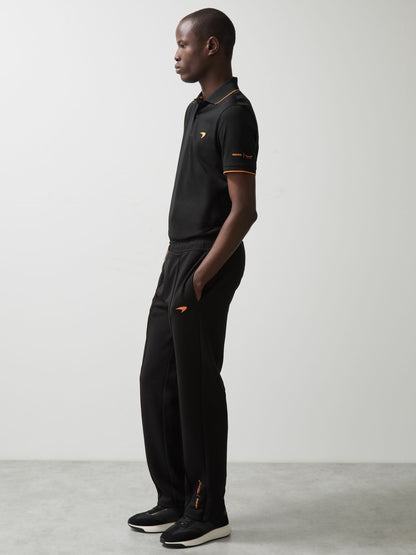 McLaren F1 Team Cotton Polo Shirt in Black | Reiss Men Exclusive