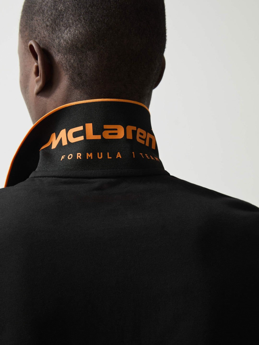 McLaren F1 Team Cotton Polo Shirt in Black | Reiss Men Exclusive