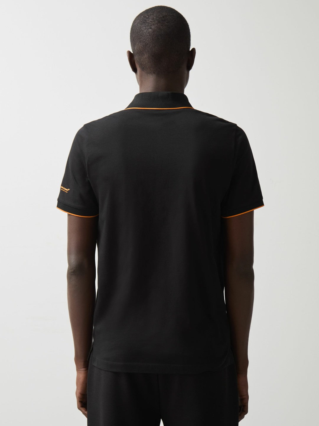 McLaren F1 Team Cotton Polo Shirt in Black | Reiss Men Exclusive