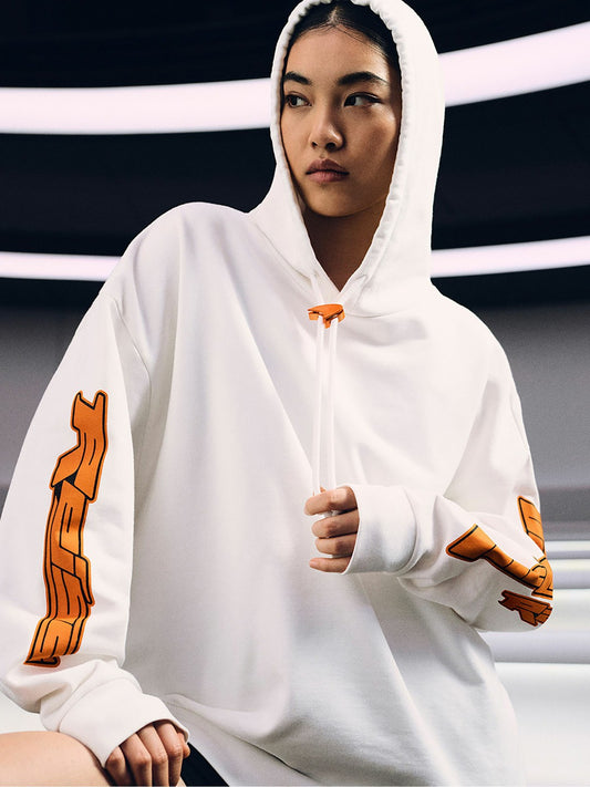 McLaren F1 Team Oversize Toggle Hoodie Unisex Fit in White | Reiss Men Popular