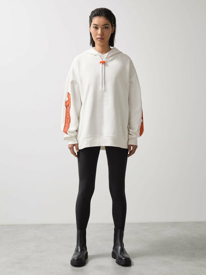 McLaren F1 Team Oversize Toggle Hoodie Unisex Fit in White | Reiss Men Popular