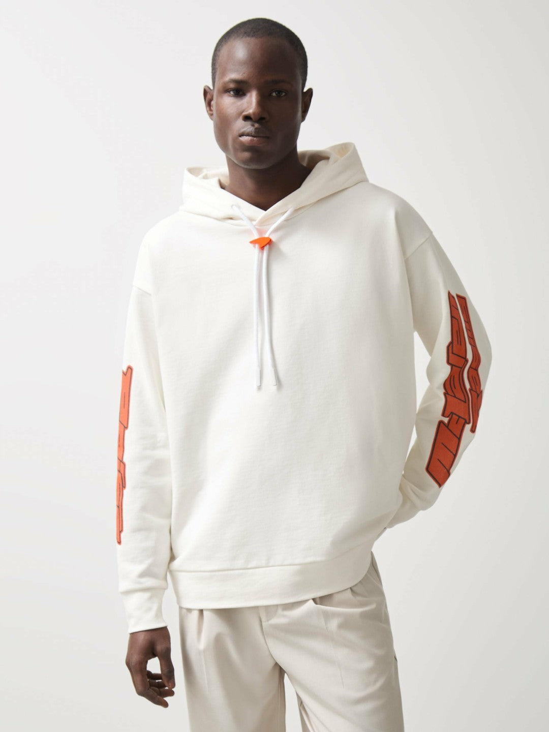 McLaren F1 Team Oversize Toggle Hoodie Unisex Fit in White | Reiss Men Popular