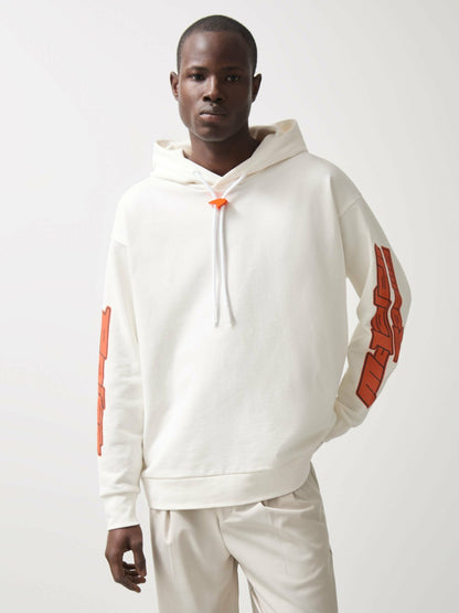 McLaren F1 Team Oversize Toggle Hoodie Unisex Fit in White | Reiss Men Popular