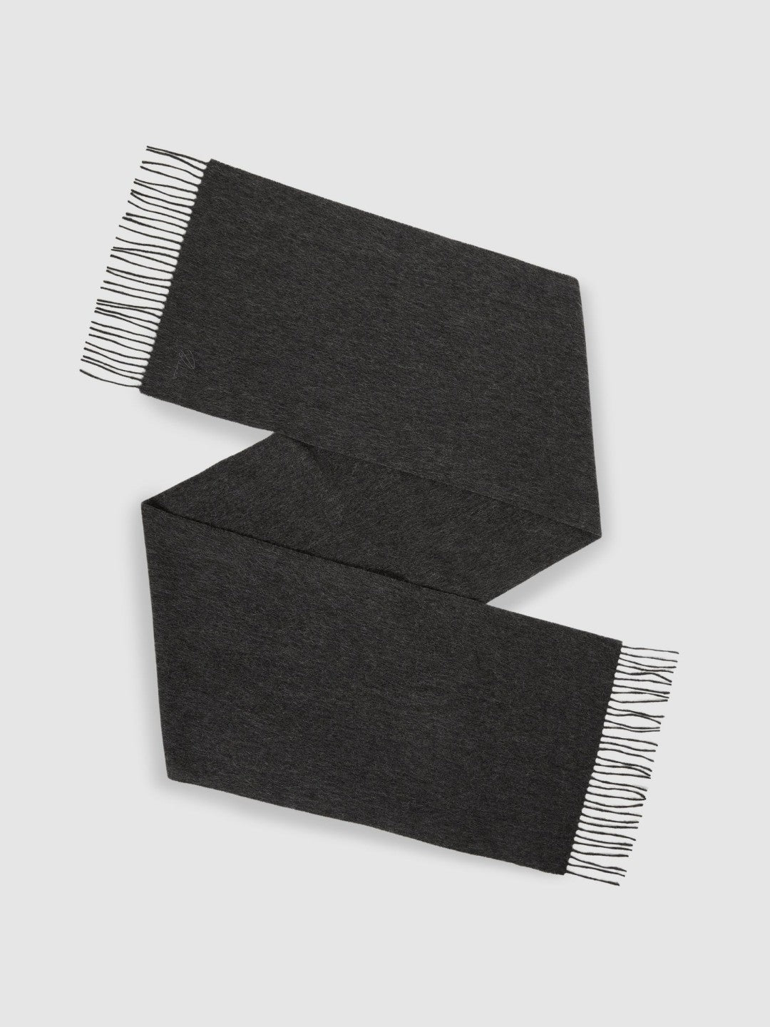Wool and Cashmere Scarf in Charcoal | Reiss Men Popular