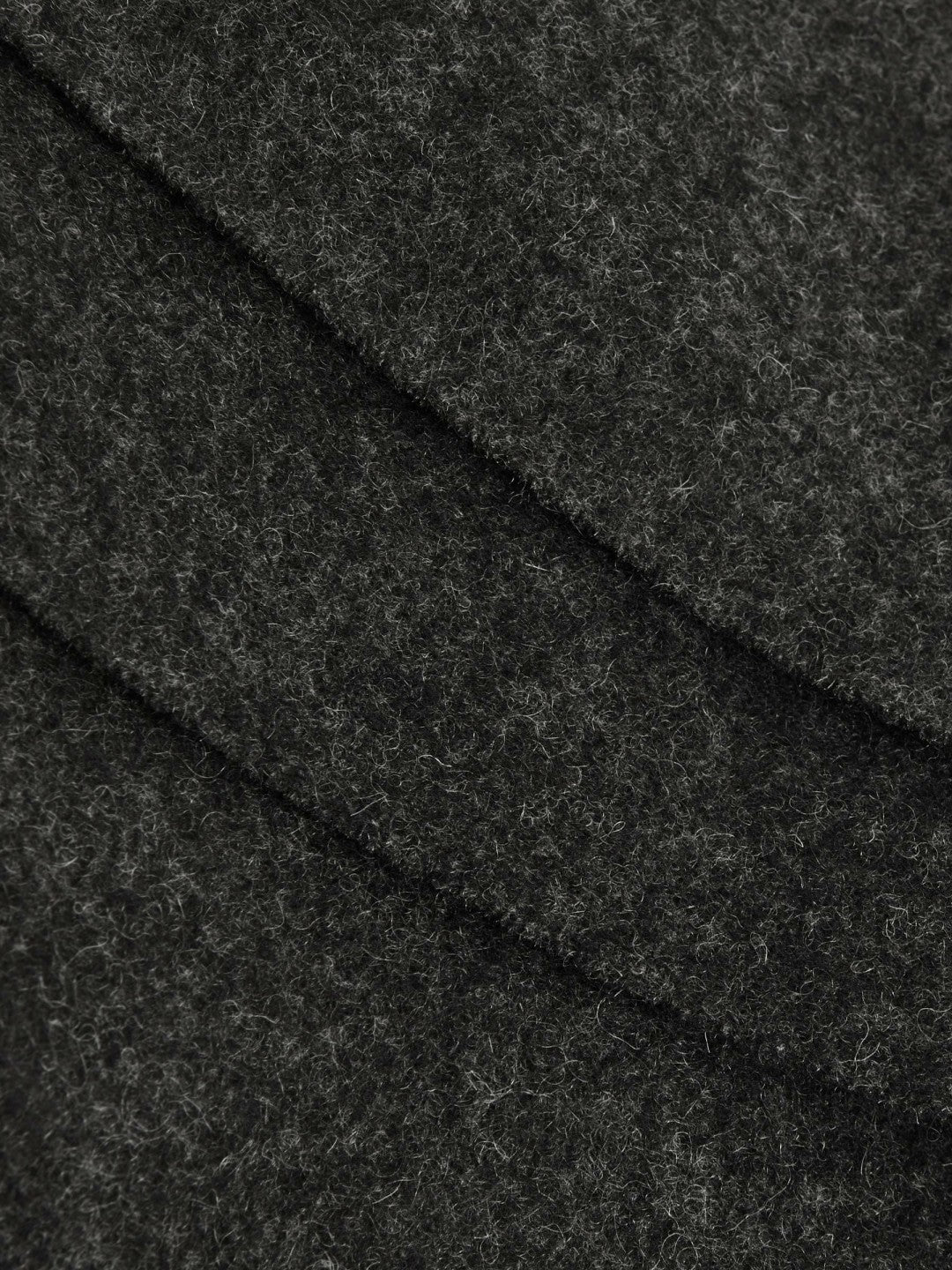 Wool and Cashmere Scarf in Charcoal | Reiss Men Popular