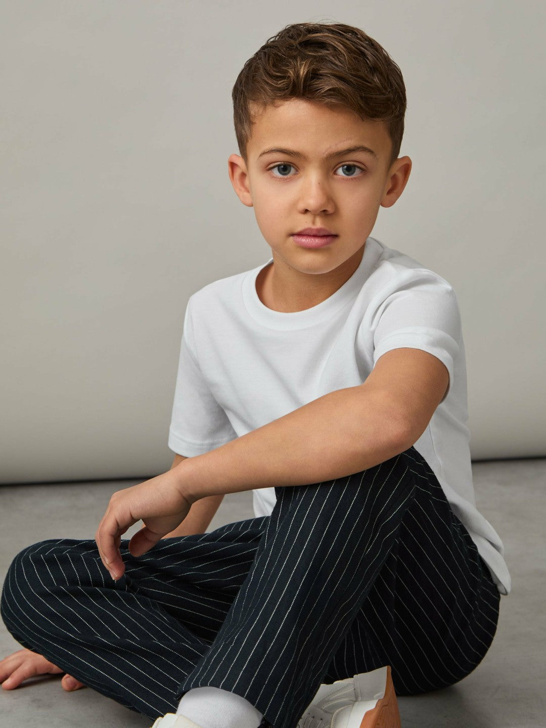 Cotton Crew-Neck T-Shirts 3 Pack in White | Reiss Children & Baby New