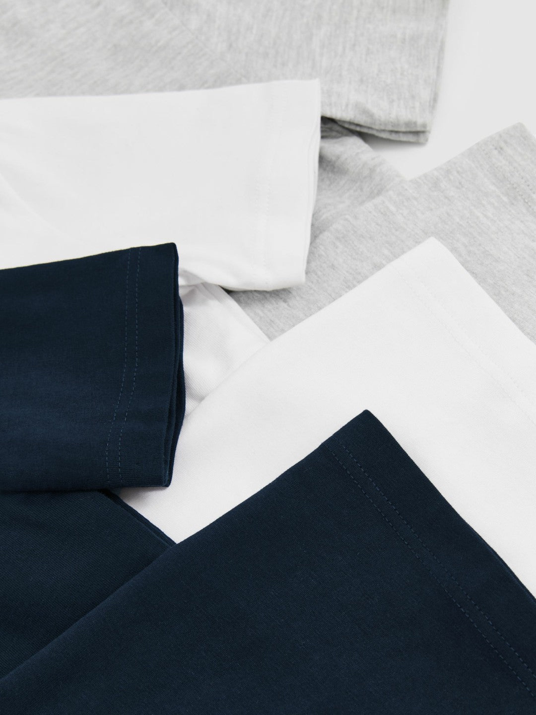 3-9 yrs Cotton Crew-Neck T-Shirts 3 Pack in White/Navy/Soft Grey | Reiss Children & Baby Popular