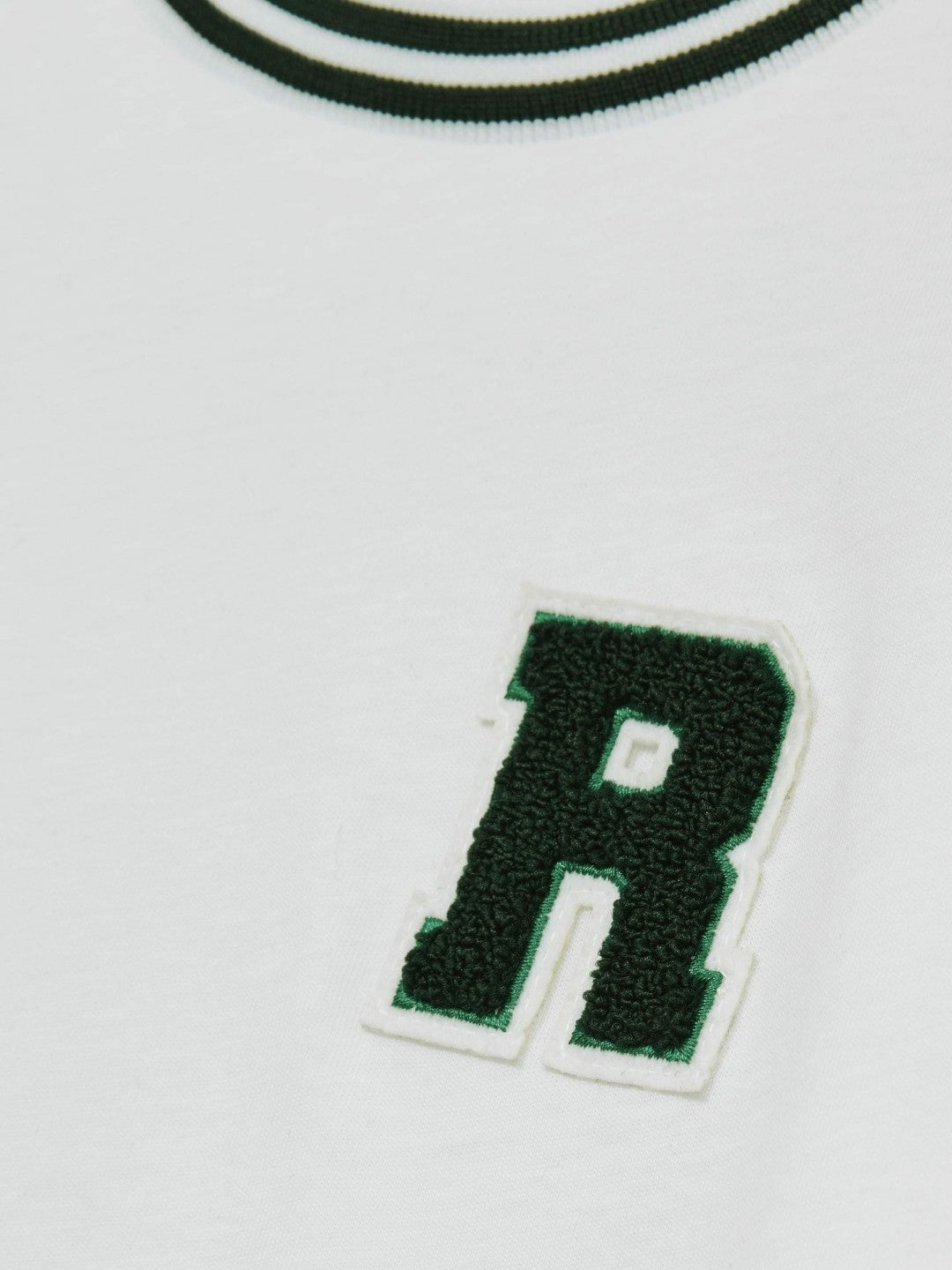 9-13 yrs Cotton Letter Patch T-Shirt in White | Reiss Children & Baby Best Seller