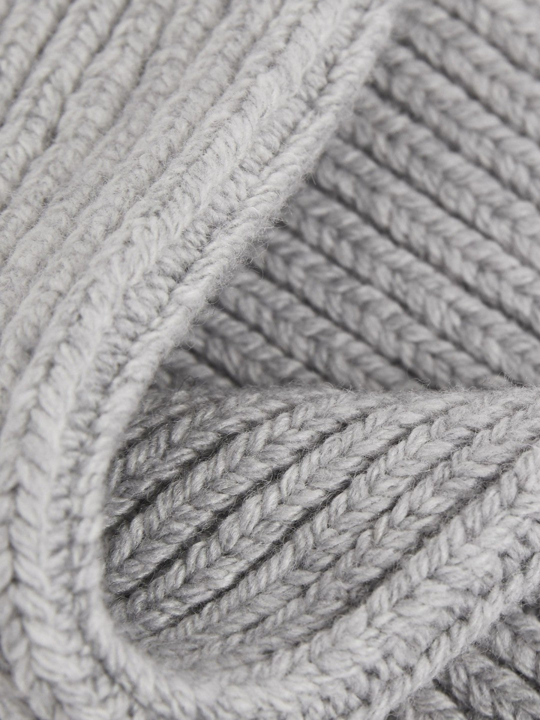Rib-Knit Socks With Cashmere in Grey | Reiss Women New