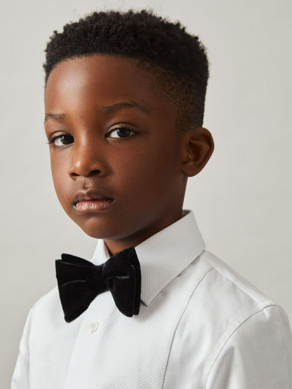 3-9 yrs Cotton Slim-Fit Dinner Shirt in White | Reiss Children & Baby Popular