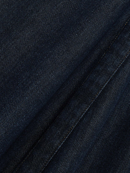 Denim Halterneck Maxi Dress in Indigo | Reiss Women Featured