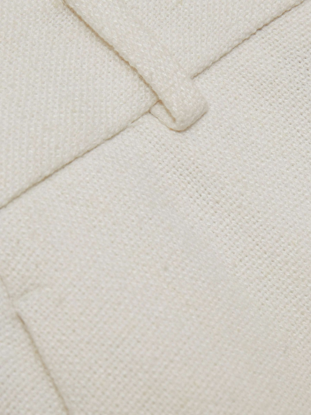 Petite Linen-Blend Wide-Leg Trousers in White | Reiss Women Premium