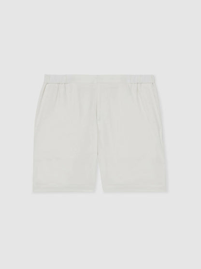 Drawstring Chino Shorts in White | Reiss Men Premium