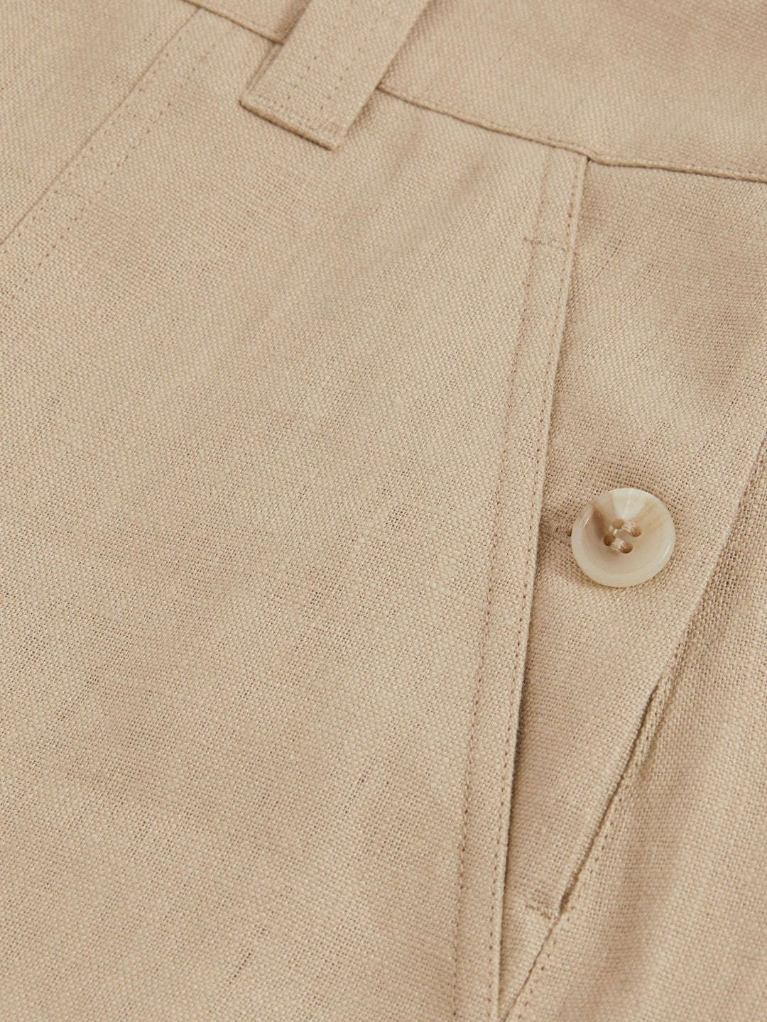 Linen Shorts in Neutral | Reiss Women Trending