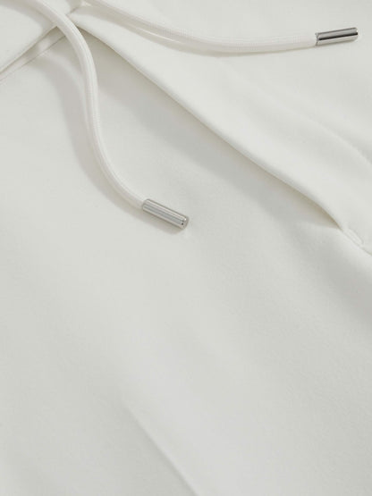 Slim-Fit Internal-Drawstring Trousers in White | Reiss Men Premium