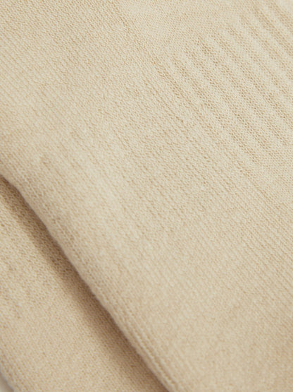 Cotton-Blend Striped Crew Socks in Cream | Reiss Women Popular