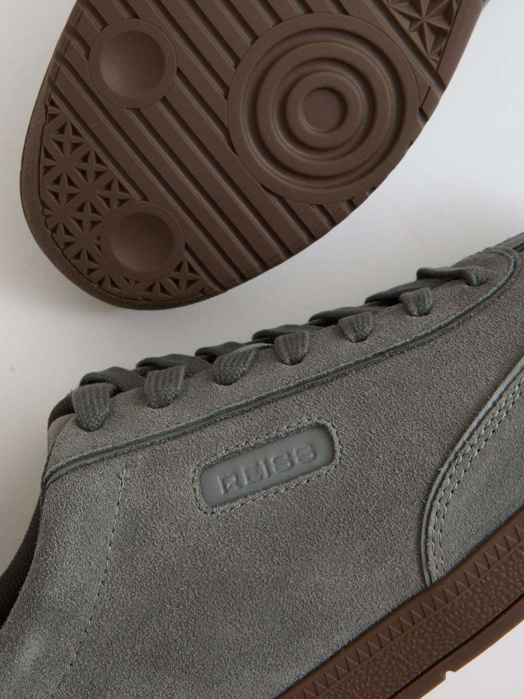 Suede Low-Top Trainers in Dark Grey | Reiss Men Popular