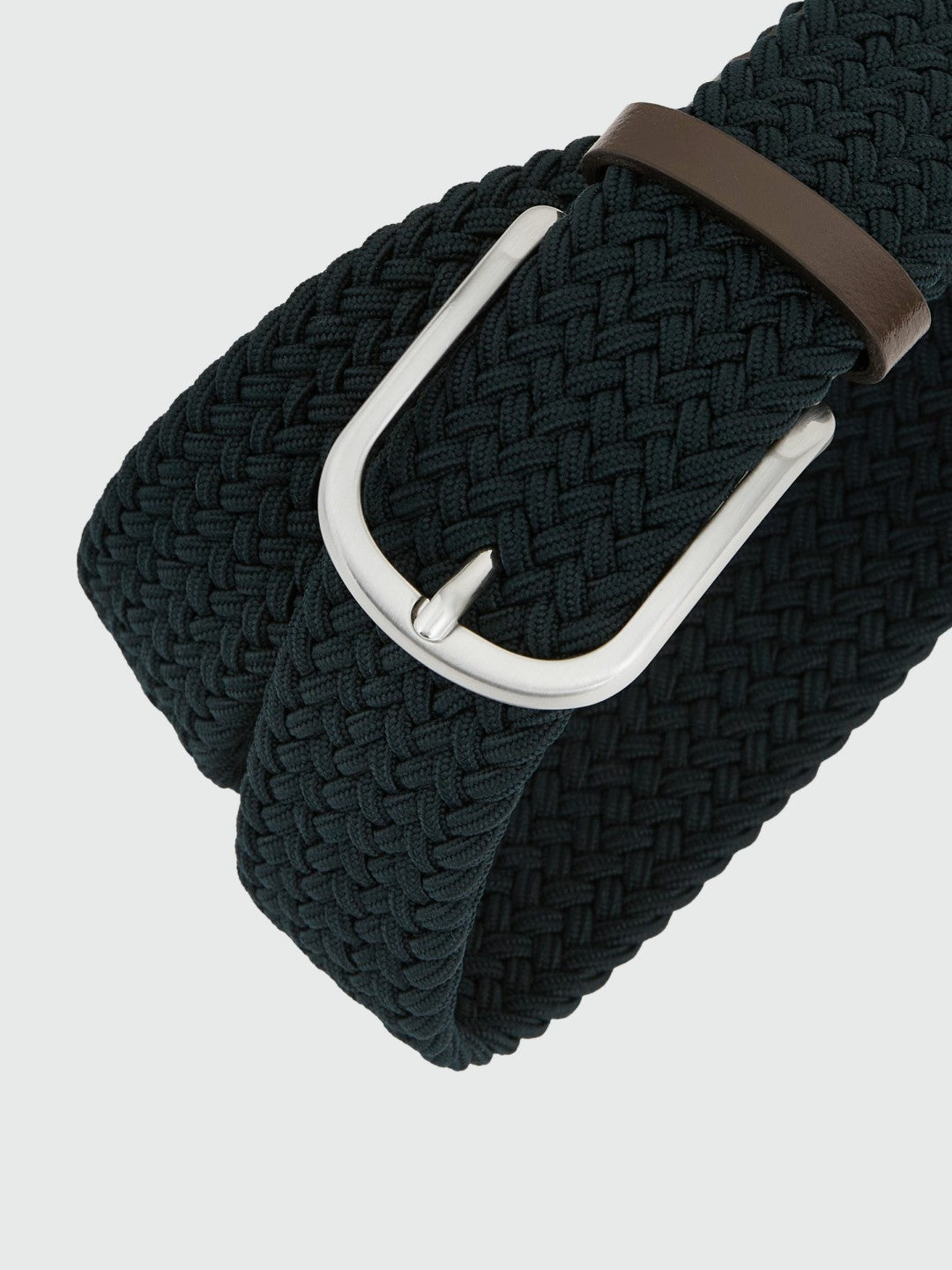 Woven Belt in Navy | Reiss Men Signature