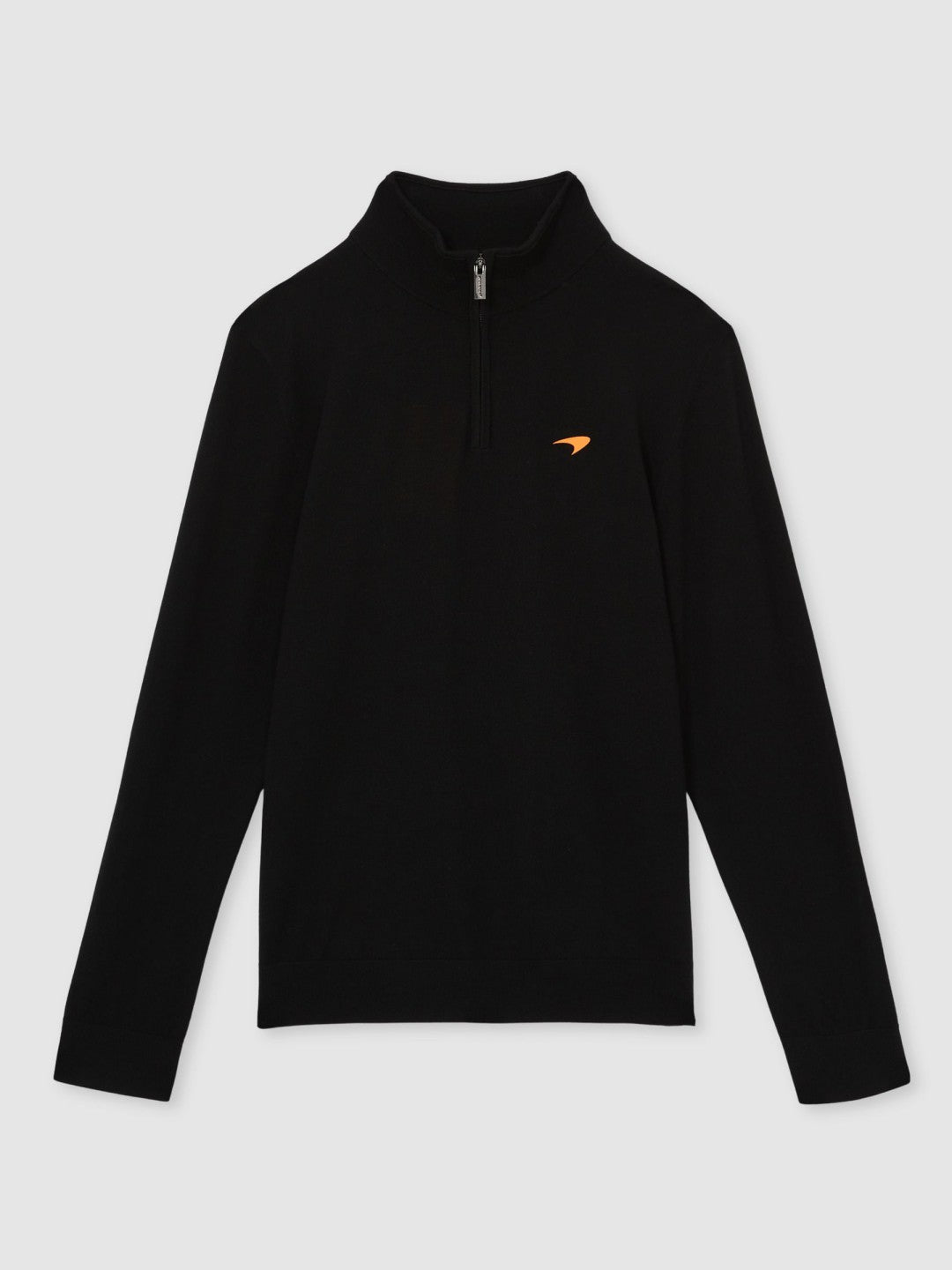 McLaren F1 Team Merino Half-Zip Jumper in Black | Reiss Men Recommended