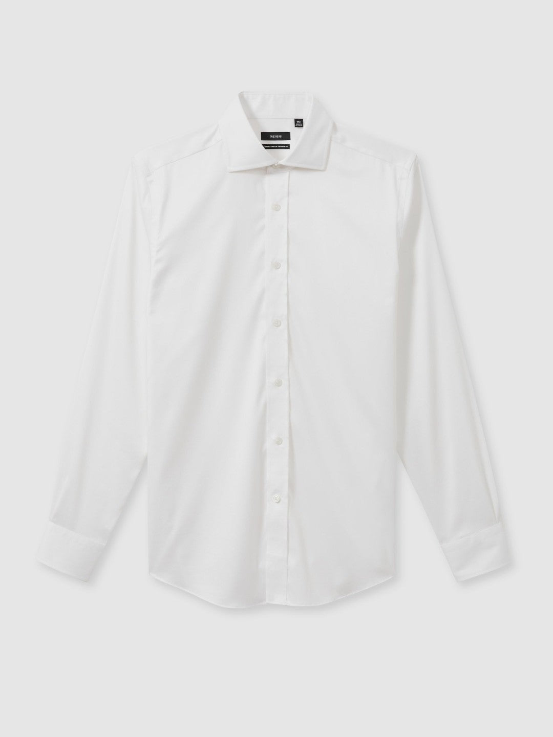 Regular Fit Shirt in White | Reiss Men Popular