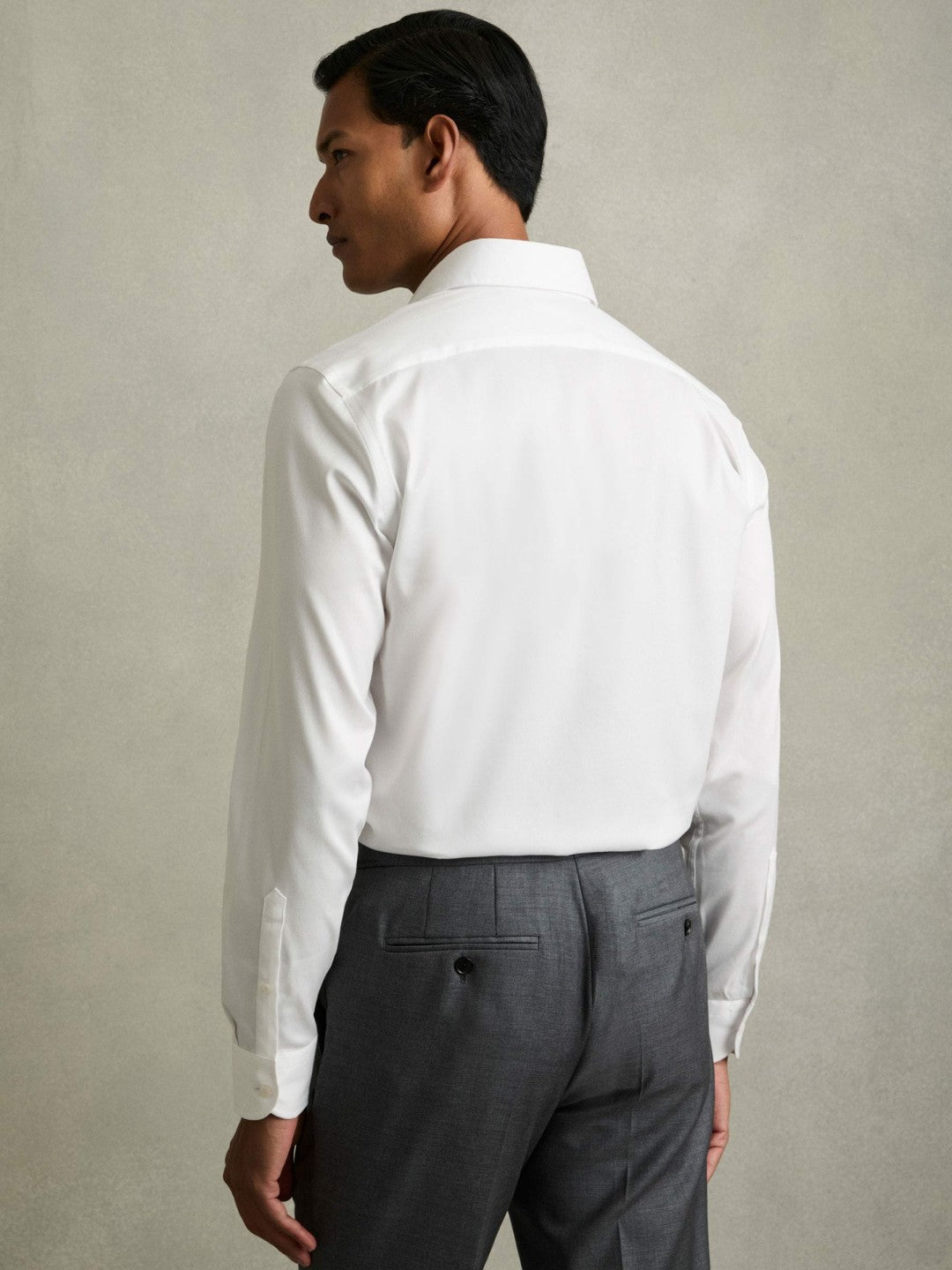 Regular Fit Shirt in White | Reiss Men Popular