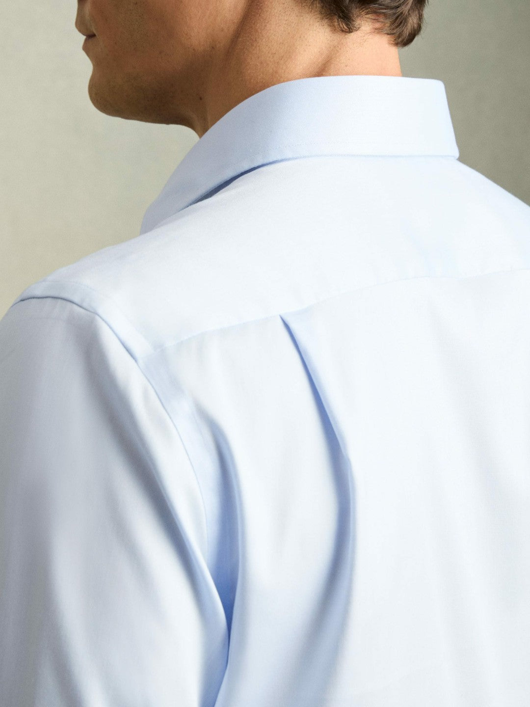 Regular Fit Shirt in Soft Blue | Reiss Men Signature