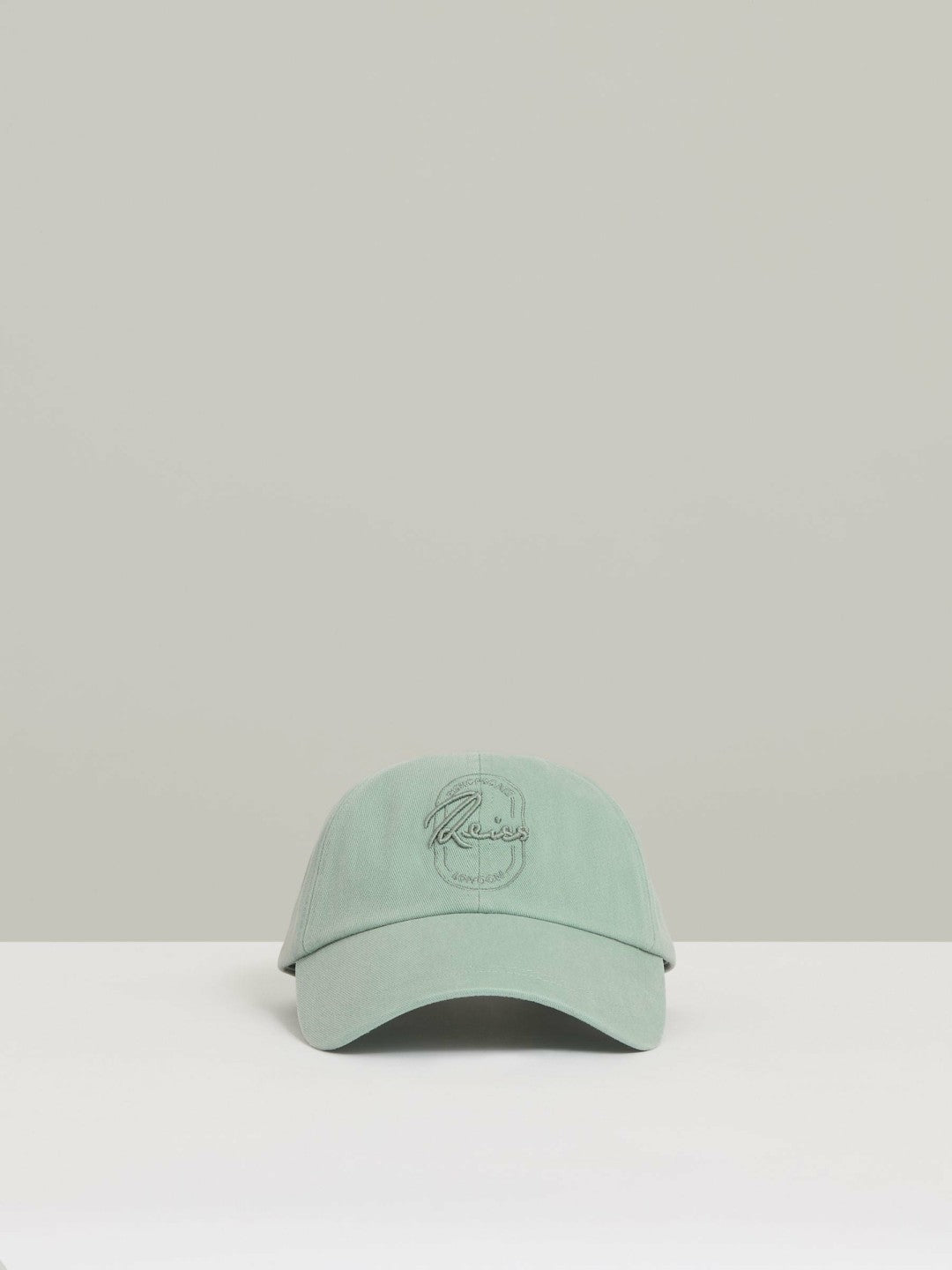 Cotton Logo-Embroidered Baseball Cap in Washed Green | Reiss Men Exclusive