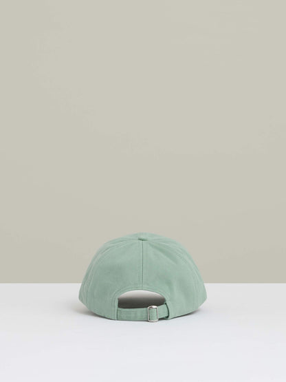 Cotton Logo-Embroidered Baseball Cap in Washed Green | Reiss Men Exclusive