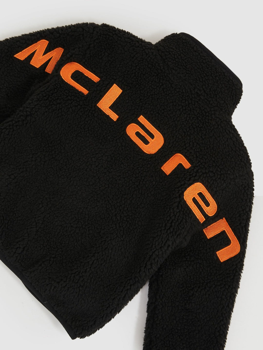 13-14 yrs Unisex Fit McLaren F1 Team Embroidered Fleece Jacket in Black | Reiss Children & Baby Exclusive