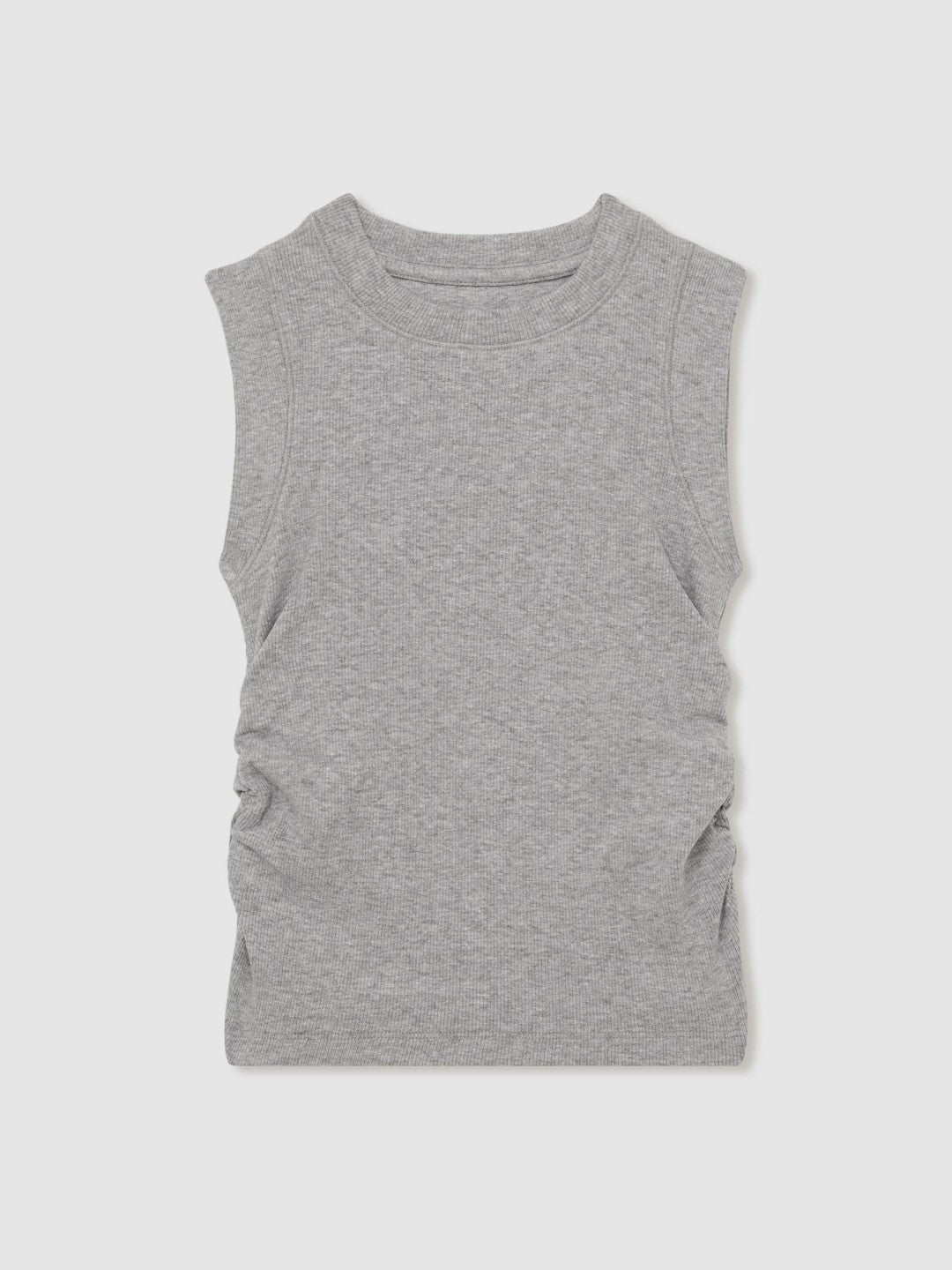 4-9 yrs Ruched Vest Top in Grey | Reiss Children & Baby Trending