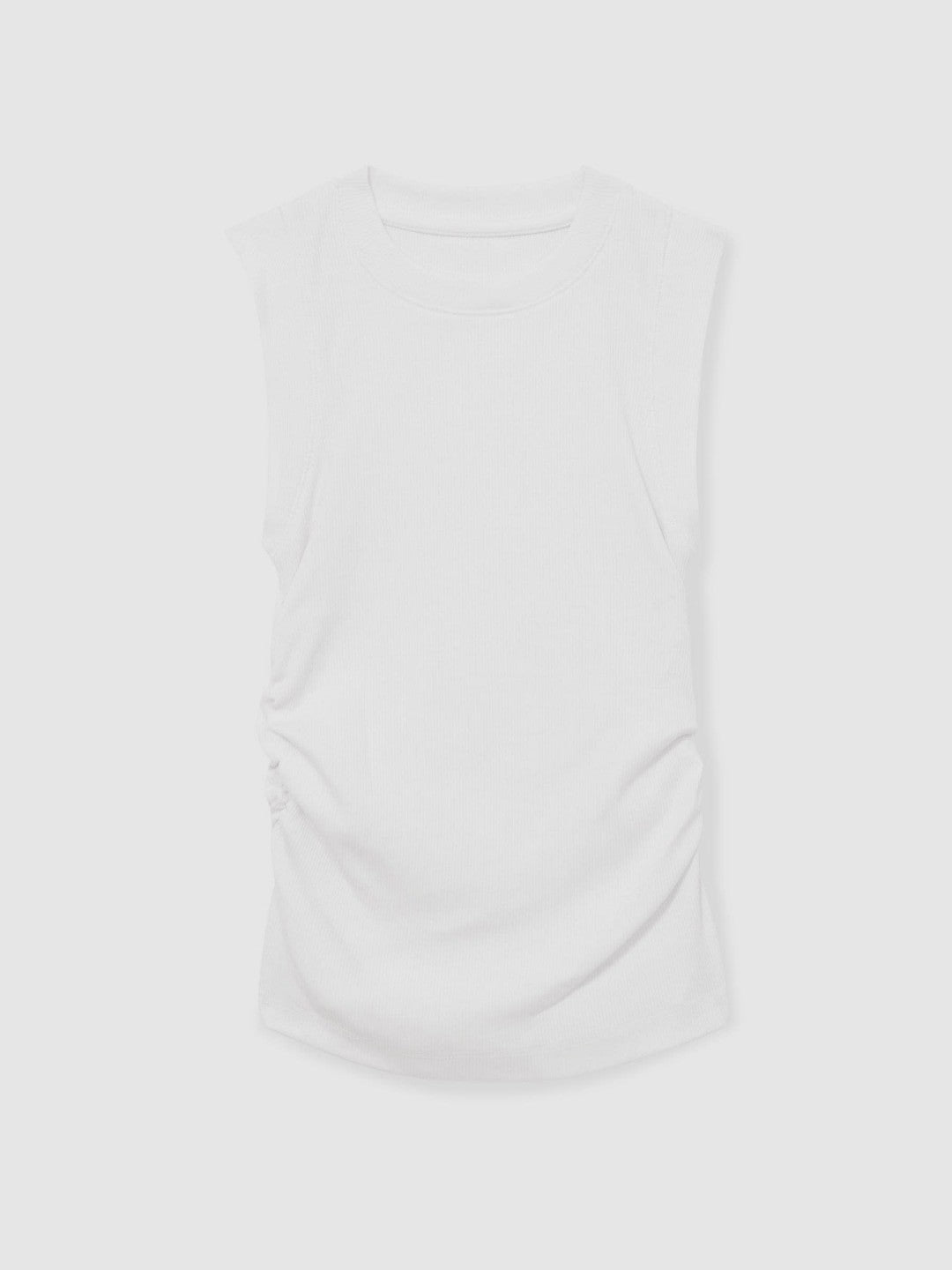 13-14 yrs Ruched Vest Top in White | Reiss Children & Baby Trending
