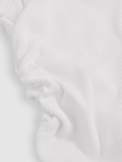 13-14 yrs Ruched Vest Top in White | Reiss Children & Baby Trending