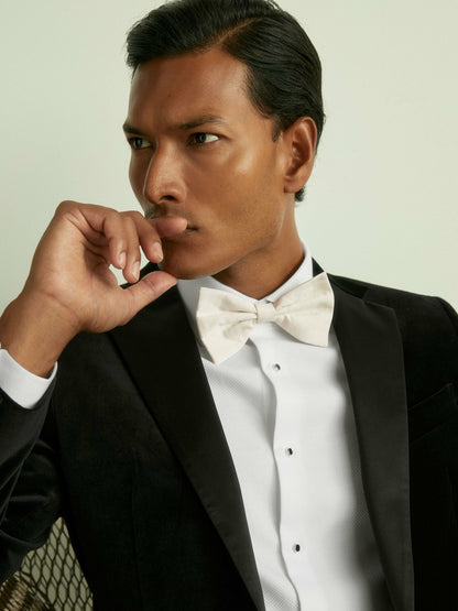 Tie in Light Ivory | Reiss Men New