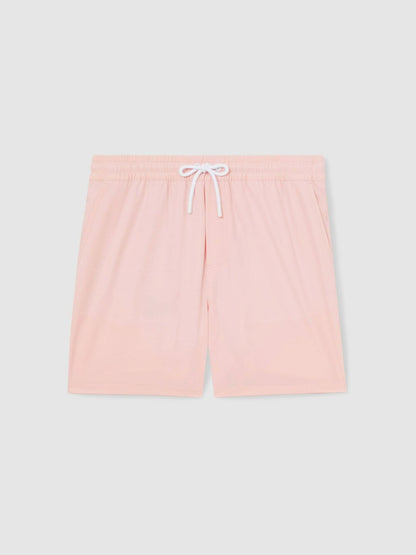 Drawstring Swim Shorts in Pink | Reiss Men Recommended