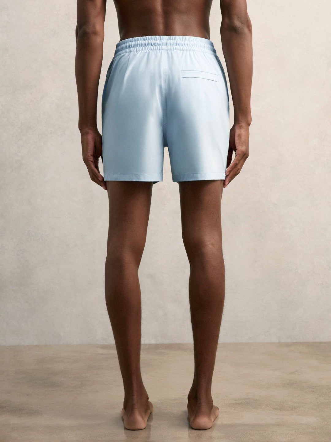 Drawstring Swim Shorts in Soft Blue | Reiss Men New