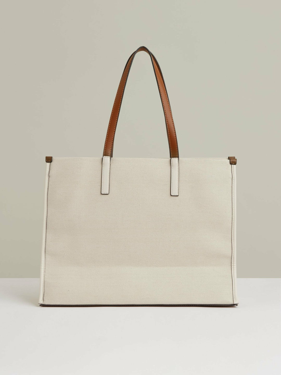 Canvas Logo Tote Bag in Natural | Reiss Women Recommended