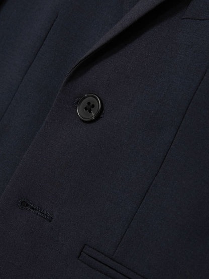 13-14 yrs Wool-Blend Single-Breasted Suit Blazer in Navy | Reiss Children & Baby Signature