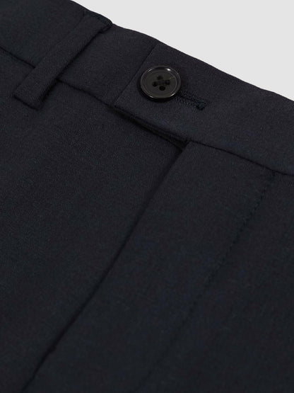 3-9 yrs Wool-Blend Suit Trousers in Navy | Reiss Children & Baby New