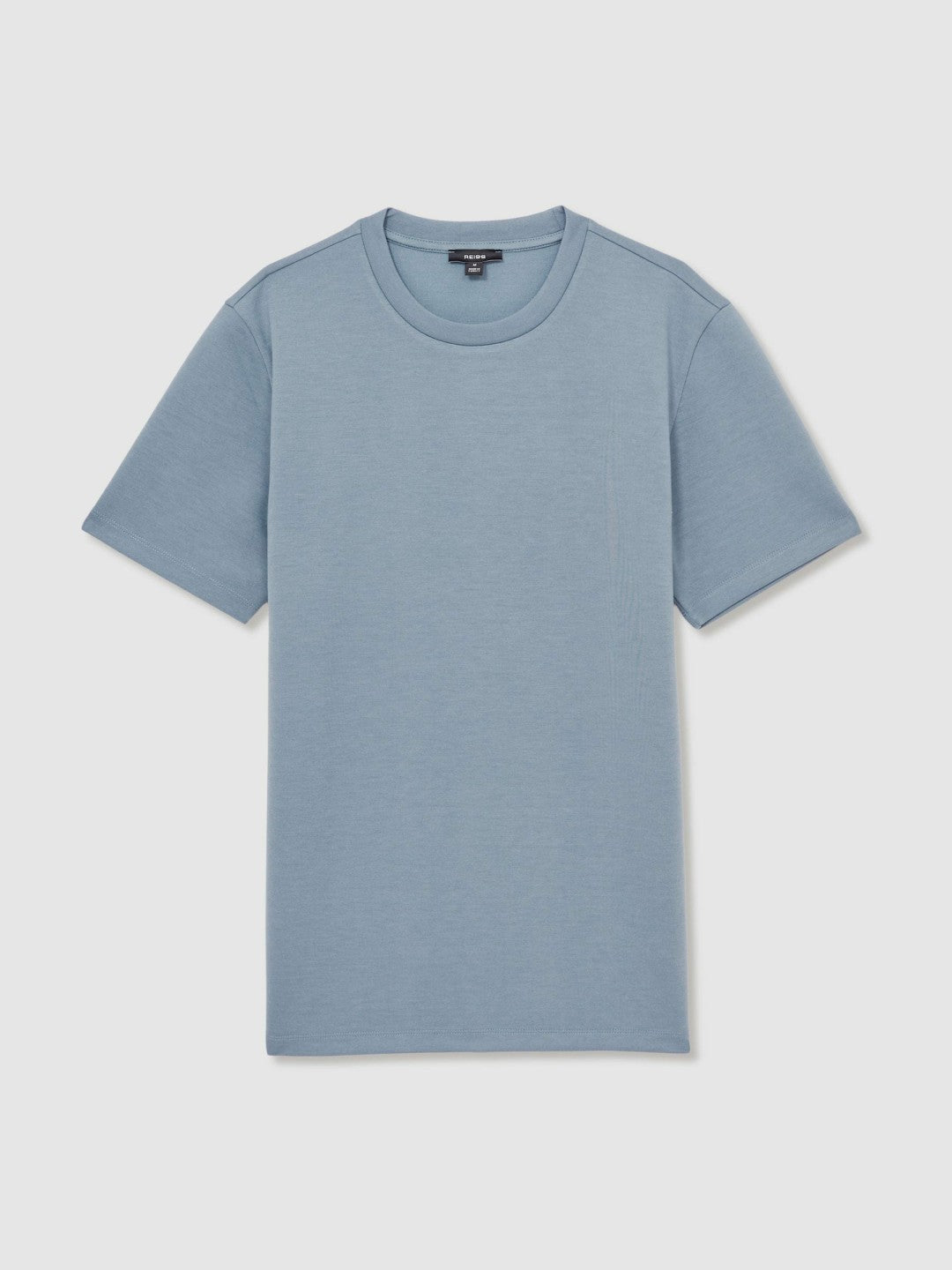 Interlock Jersey Crew Neck T-Shirt in Airforce Blue | Reiss Men Popular