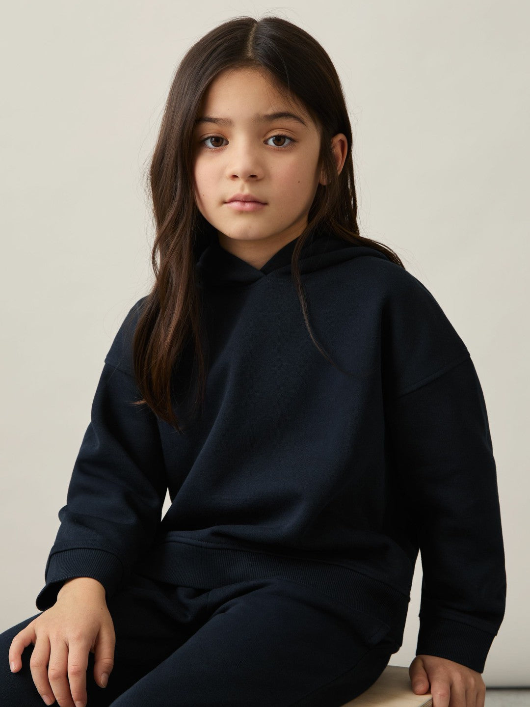 4-9 yrs Cotton-Blend Hoodie And Joggers Set in Navy | Reiss Children & Baby Recommended