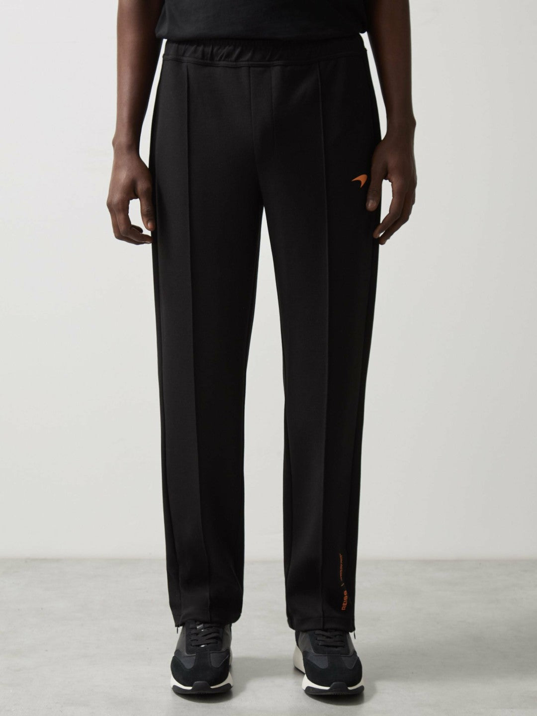 McLaren F1 Team Interlock Joggers in Black | Reiss Men Trending