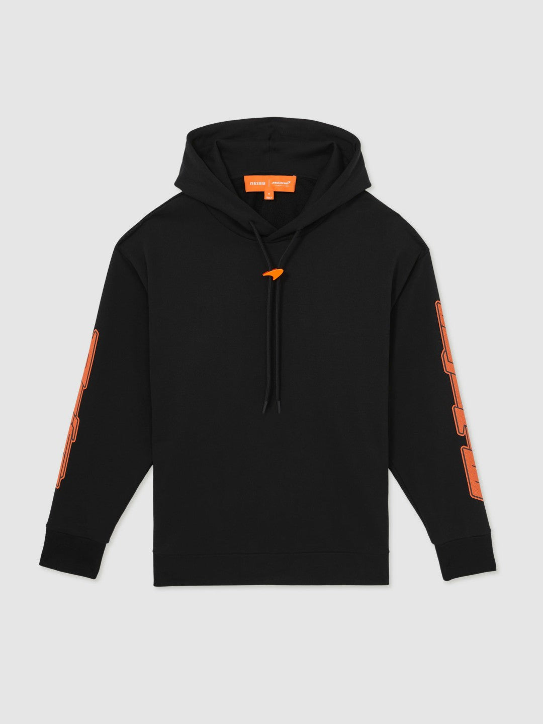 McLaren F1 Team Oversize Toggle Hoodie Unisex Fit in Black | Reiss Men Featured