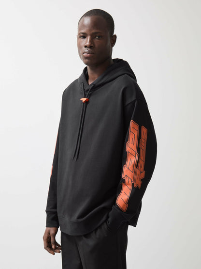 McLaren F1 Team Oversize Toggle Hoodie Unisex Fit in Black | Reiss Men Featured